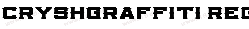 CryshGraffiti Regula字体转换